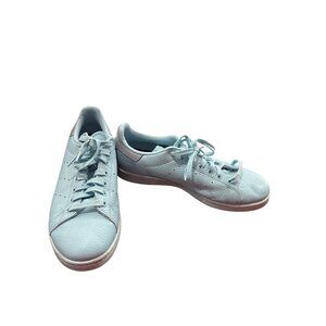 Adidas Stan Smith mens Icy Blue Low Top Sneakers shoes Size 9.5 SKU 8661